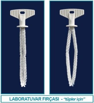 İSOLAB 071.05.004 fırça - emici olmayan - tüp için (1 adet)