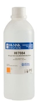 HANNA HI7084M Standard Solution at 58.4 g/L NaCl, 230 mL bottle