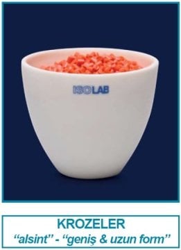 İSOLAB 038.13.A30 kroze - alsint - 30 mm çap (1 adet)