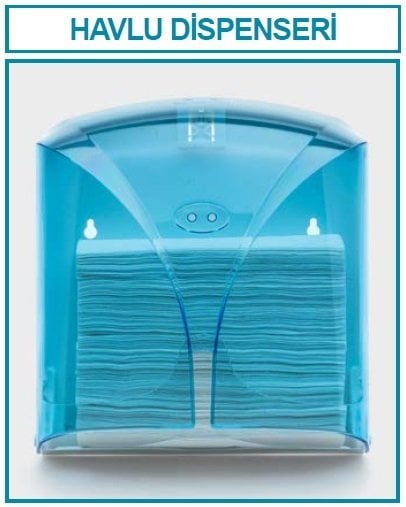 İSOLAB 080.67.001 kağıt havlu dispenseri (1 adet)