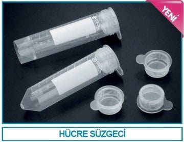 İSOLAB 078.02.101 hücre süzgeci - hücre kültürü için - 40 um por ölçüsü - mavi (50 adet)