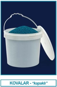 İSOLAB 062.60.901 kova - kapaklı - P.E - 1 lt (10 adet)