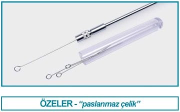 İSOLAB 082.02.001 öze - paslanmaz celik - halka uç (10 adet)