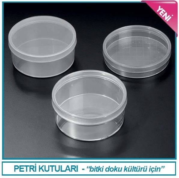 İSOLAB 120.10.100 kap - bitki kültürü için - 100 x 50 mm (200 adet)