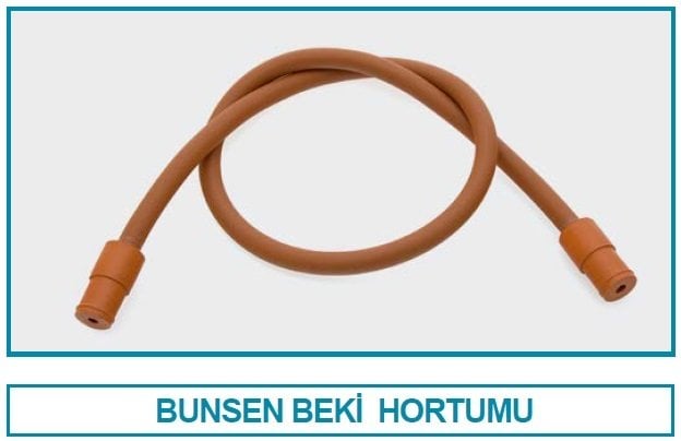 İSOLAB 050.08.075 bunzen bek hortumu - 75 cm (1 adet)
