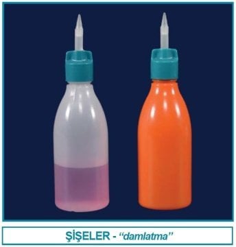 İSOLAB 062.04.101 şişe - damlatma - P.E - amber - 100 ml (1 adet)