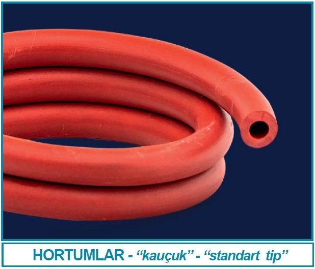 İSOLAB 052.10.007 hortum - kauçuk - 10.0 mm iç çap - 14.0 dış çap (1 metre)