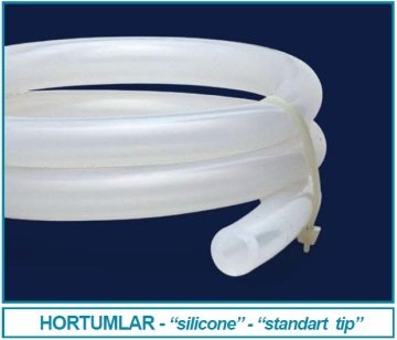 İSOLAB 052.12.006 hortum - silikon - 8.0 mm iç çap - 12.0 dış çap (1 metre)