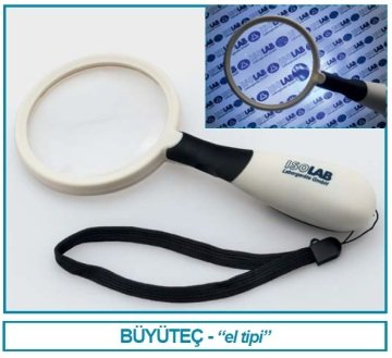 İSOLAB 065.10.006 büyüteç - el tipi - ışıklandırılmış (1 adet)
