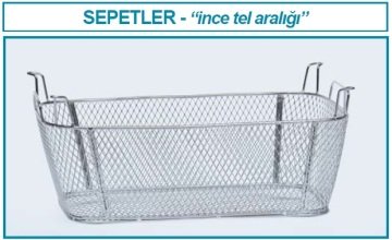 İSOLAB 621.05.103 yedek sepet - ince tel aralığı - 3.0 lt banyo için (1 adet)