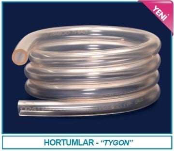 İSOLAB 052.09.005 hortum - tygon - 4.8 mm iç çap - 8.0 mm dış çap (1 metre)