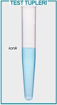 İSOLAB 077.04.005 tüp - P.S - konik tabanlı - 16 x 100 mm (500 adet)