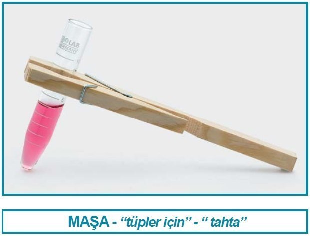 İSOLAB 080.04.001 tup masası - tahta (1 adet)