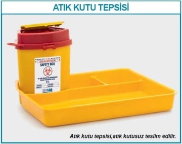 İSOLAB 062.80.001 atık kutu tepsisi (1 adet)