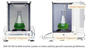AND GR 200 Hassas Analitik Terazi - Hassasiyet:0.0001 gr. Max: 210 gr.