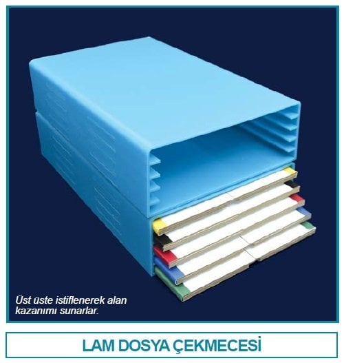 İSOLAB 076.01.003 lam dosya kutusu (1 adet)