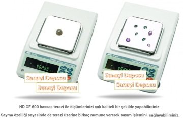 AND GF 600 Hassas Terazi - Hassasiyet:0.001 gr. Max: 610 gr.