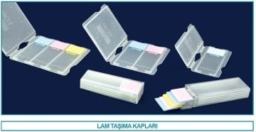 İSOLAB 076.05.004 lam taşıma kutusu - 5 lam (1 adet)