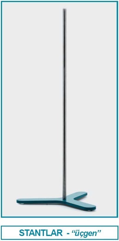 İSOLAB 049.03.150 laboratuar standı - üç ayaklı - 150 mm (1 adet)