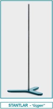 İSOLAB 049.03.150 laboratuar standı - üç ayaklı - 150 mm (1 adet)