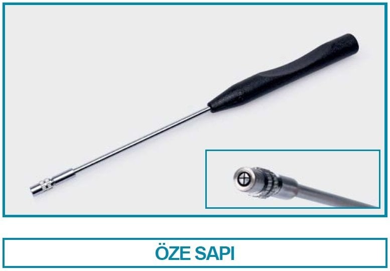 İSOLAB 082.02.003 öze sapı (1 adet)
