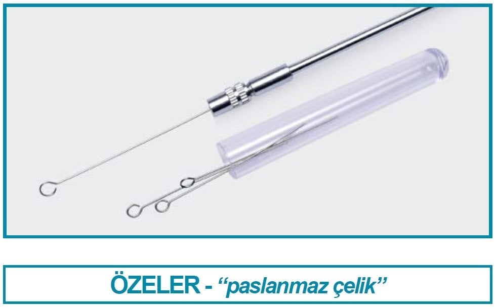 İSOLAB 082.02.001 öze - paslanmaz celik - halka uç (10 adet)