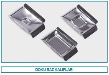 İSOLAB 074.07.002 doku baz kalıpları - biopsi&histoloji (5 adet)