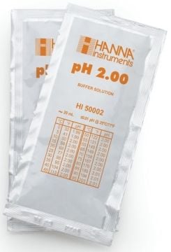 HANNA HI50002-02 pH 2,00 - 25oC Teknik Kalibrasyon Tampon Torbaları, (25 x 20mL)