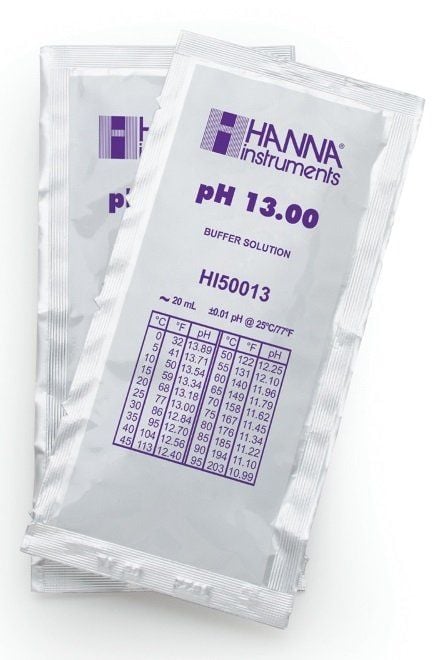 HANNA HI50013-02 pH 13.00 - 25oC Teknik Kalibrasyon Tampon Torbaları, (25 x 20mL)