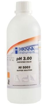HANNA HI5003 pH 3,00 - 25oC Teknik Kalibrasyon Tamponu, 500 mL
