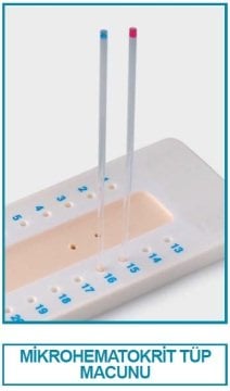 İSOLAB 088.03.001 mikrohematokrit tüp macunu (10 adet)