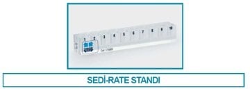 İSOLAB 085.02.001 sedi-rate tüp standı- 10 tüp icin (1 adet)