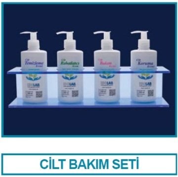 İSOLAB 080.31.005 cilt bakım seti (4 şişe)