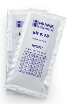 HANNA HI50091-02 pH 9.18 - 25oC Teknik Kalibrasyon Tampon Torbaları, (25 x 20mL)