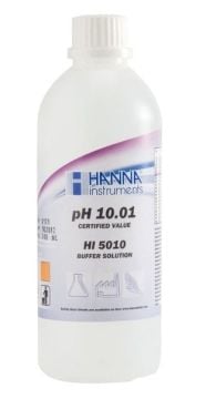 HANNA HI5010 pH 10.01 - 25oC Teknik Kalibrasyon Tamponu, 500 mL