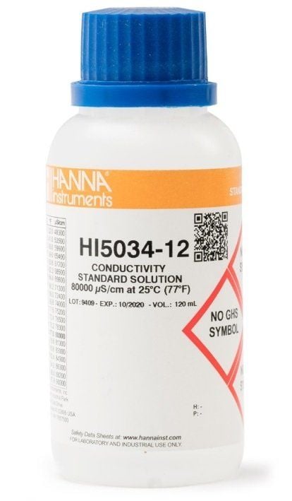 HANNA HI5034-12 80.000 uS/cm EC değeri - 25oC, 120 mL