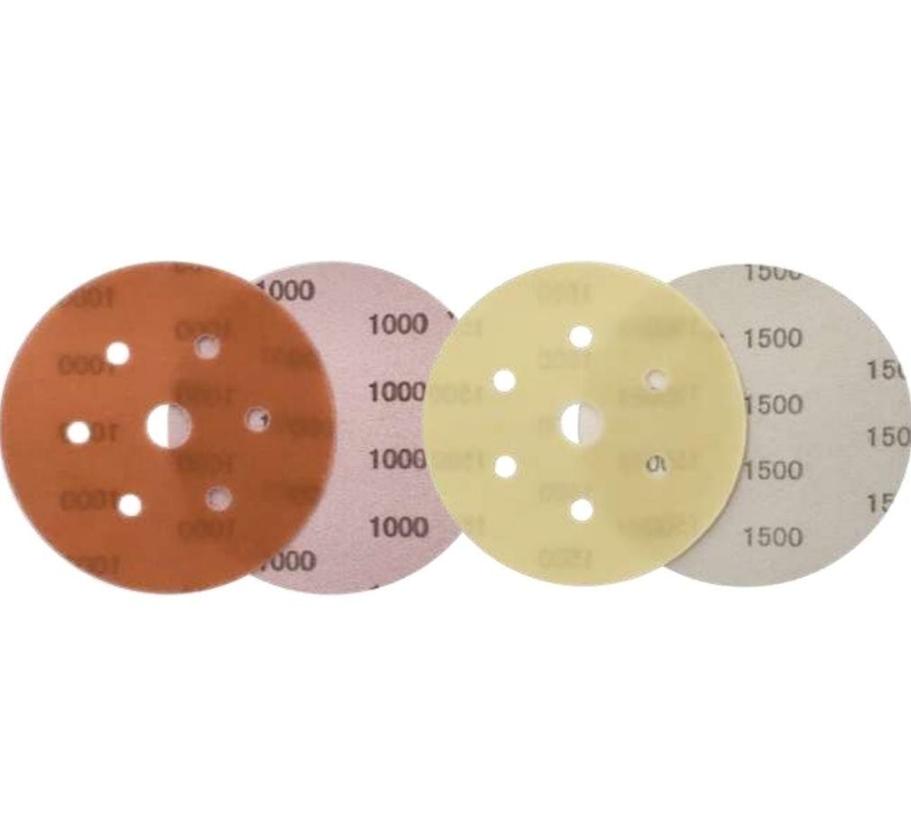 1500 kum P1500 Cırtlı Velcro Kaplı Disk Alüminyum Oksit Parlatma Zımpara Kağıdı