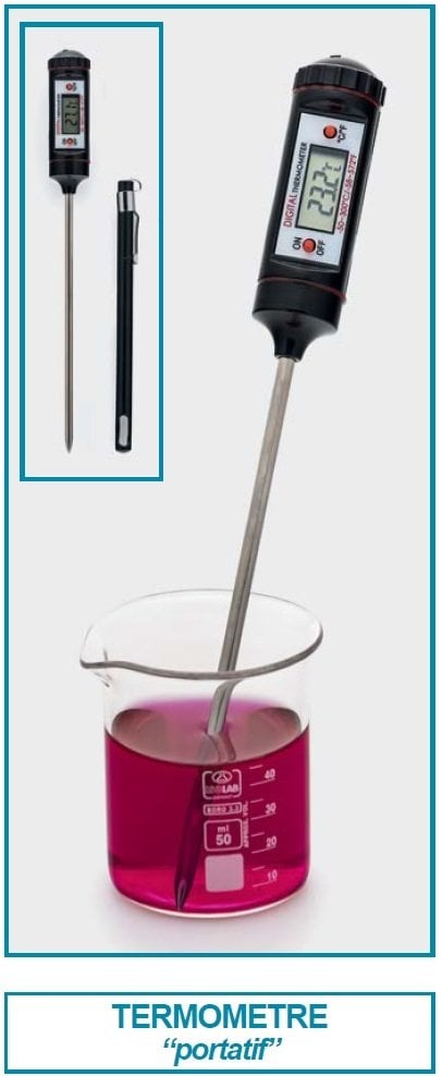 İSOLAB 060.01.001 termometre - portatif (1 adet)