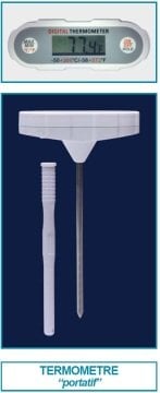 İSOLAB 060.01.002 termometre - portatif (1 adet)