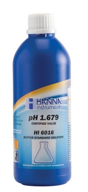 HANNA HI6016 pH 1.679 - 25oC Millesimal Kalibrasyon Tamponu, 500 mL