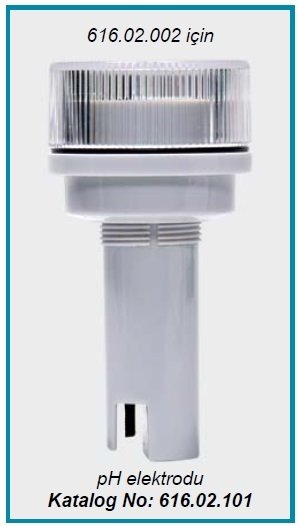 İSOLAB 616.02.101 pH elektrodu - 616.02.002 için (1 adet)