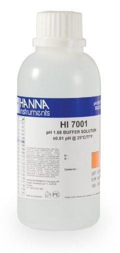 HANNA HI7001M pH 1,68 Değeri - 25oC Kalibrasyon Tamponu, 230 mL şişe