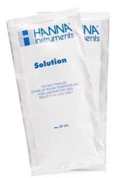 HANNA HI70031C 1,413 uS/cm - Analiz Sertifikalı 25oC EC Kalibrasyon Standardı Poşetleri, (25 x 20mL)