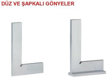 Düz/ Şapkalı Gönye 50x40mm