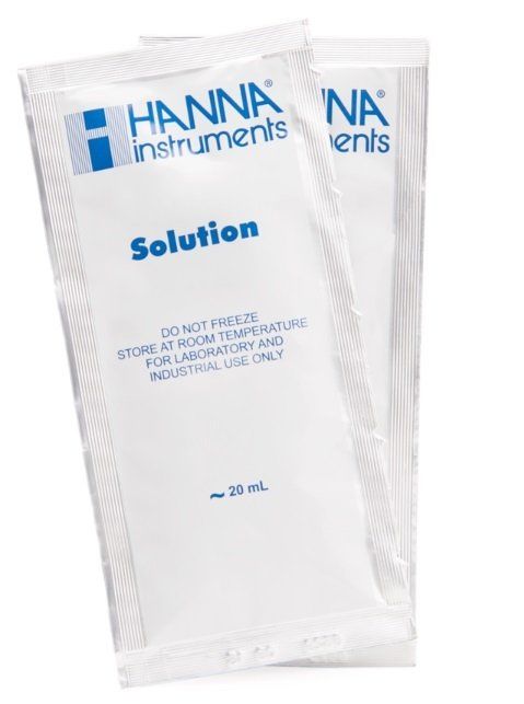 HANNA HI70032C 1382 mg/L (ppm) - Analiz Sertifikalı 25oC TDS Kalibrasyon Standardı Poşetleri, (25 x 20mL)