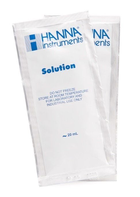HANNA HI70039P 5000 uS/cm - 25oC EC Kalibrasyon Standardı Poşetleri, (25 x 20mL)