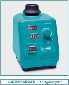 İSOLAB 622.03.001 karıştırıcı - vorteks - LED göstergeli (1 adet)