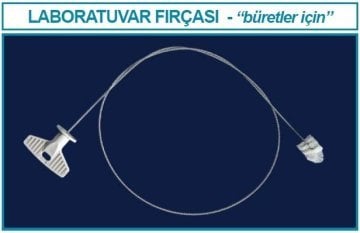 İSOLAB 071.05.005 fırça - emici olmayan - büret için (1 adet)