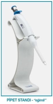 İSOLAB 006.01.001 mikropipet standı - eğimli (1 adet)