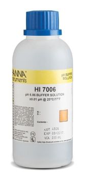 HANNA HI7006M pH 6,86 - 25oC Kalibrasyon Tamponu, 230 mL şişe